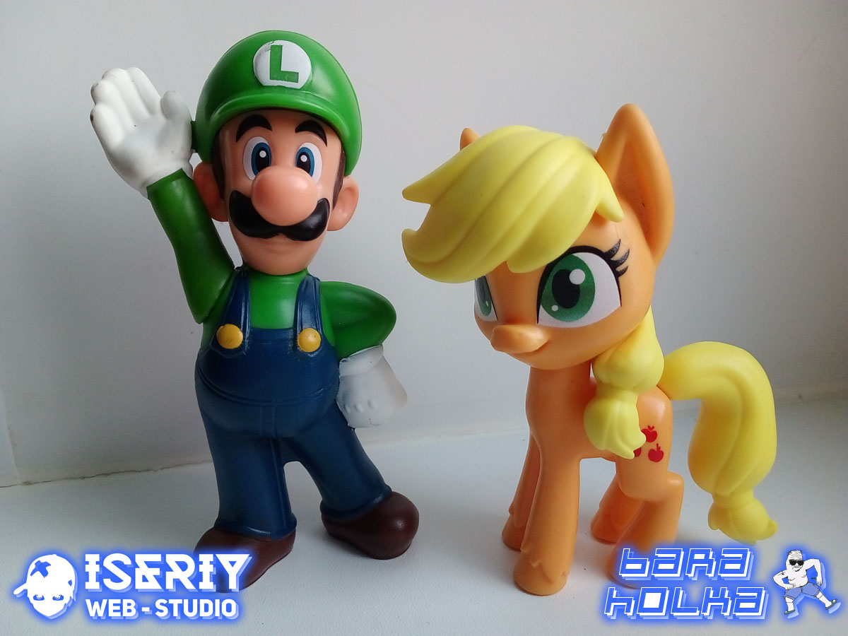 Iseriy Серёга Няшкин Фигурки Луиджи Эпплджек